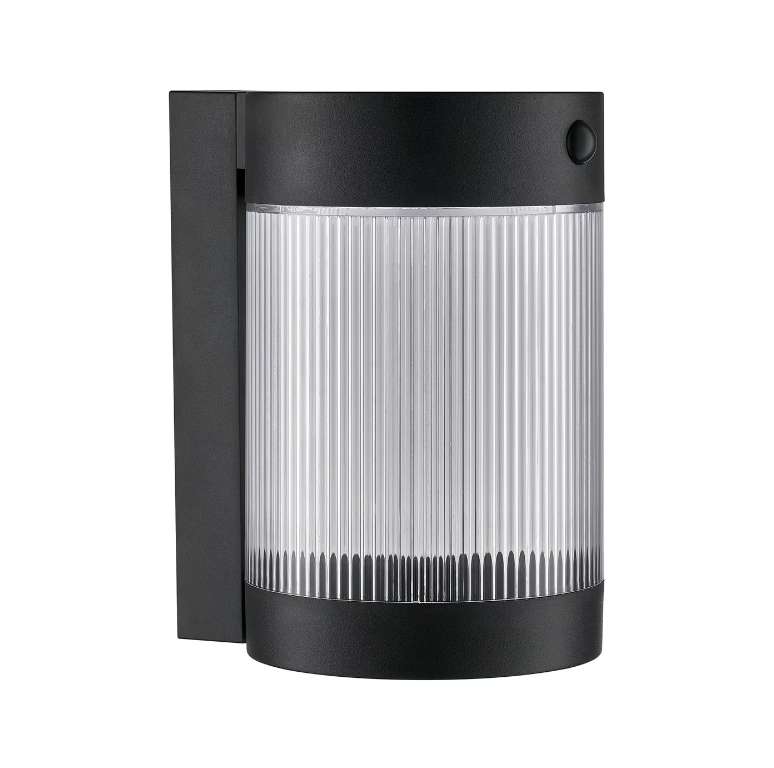 Solarny kinkiet Coupar z czujnikiem ruchu, idealny do drzwi, o klasie szczelności IP44