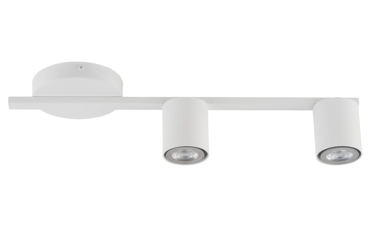 Minimalistyczny plafon na schody i korytarz Zyon 2 - biały