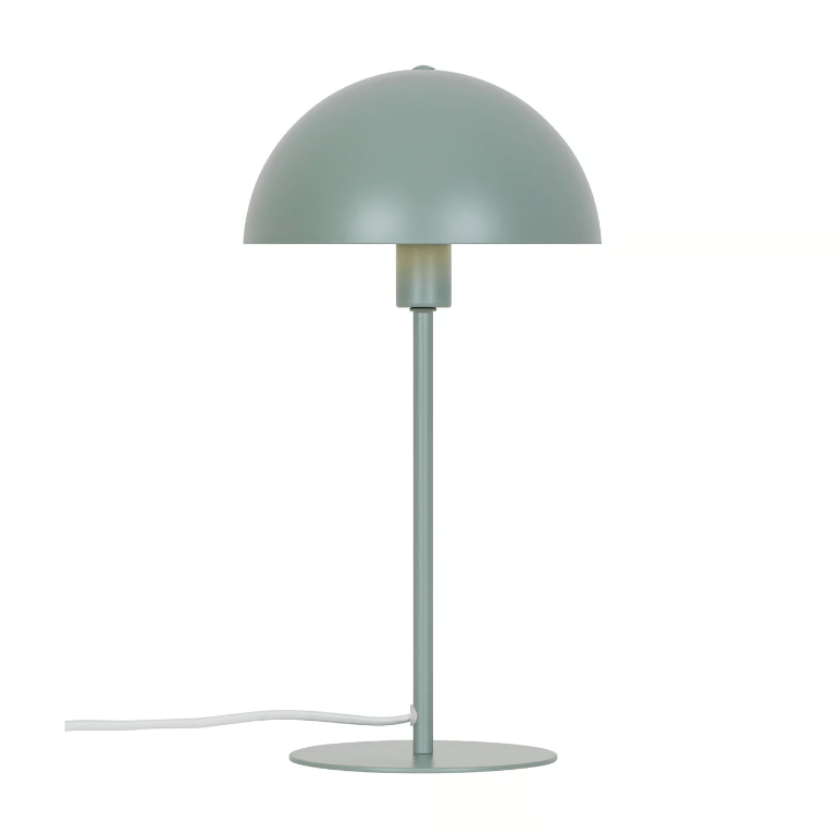 Nowoczesna nocna lampka Ellen 20 w miętowym kolorze