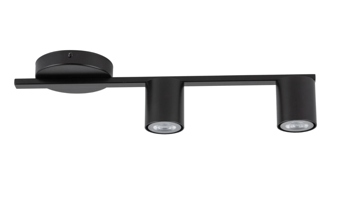 Nowoczesny plafon Zyon 2 - czarny