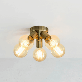 zlota-lampa-sufitowa-mazzo-na-piec-zarowek-edisona