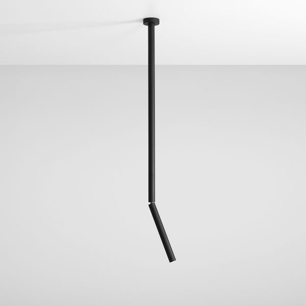 Promocja – wisząca lampa Stick L w kolorze czarnym z regulowanym kloszem