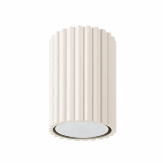 Nowoczesna, beżowa tuba natynkowa Karbon