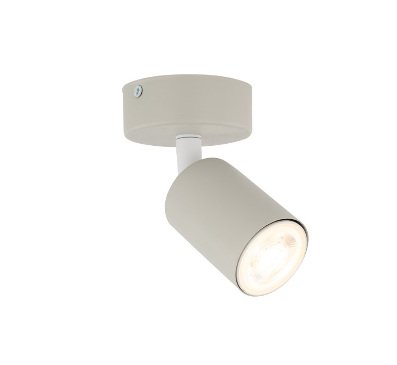 Kinkiet ścienny Livia w kolorze beżowym, z możliwością obracania