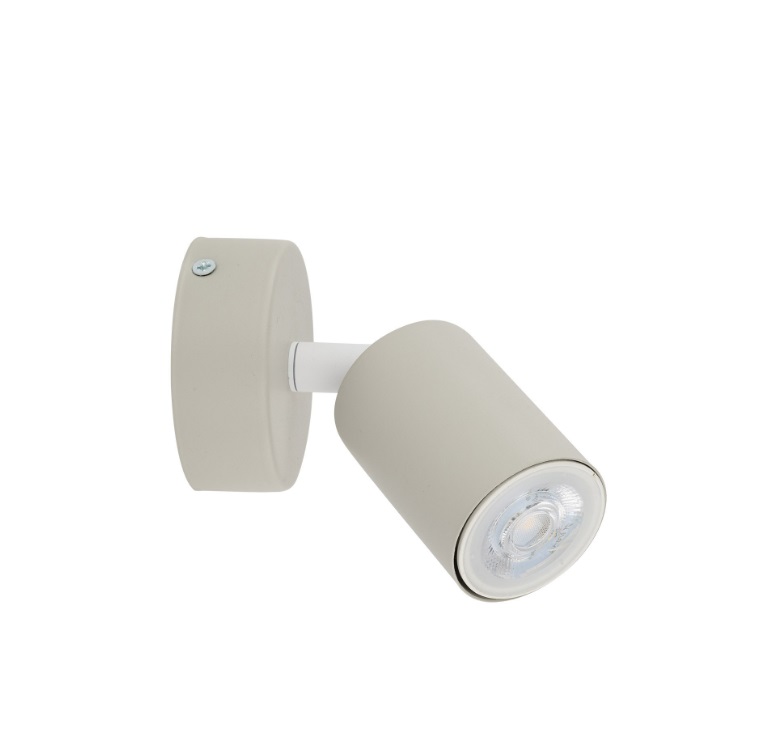 Kinkiet ścienny Livia w kolorze beżowym, z możliwością obracania