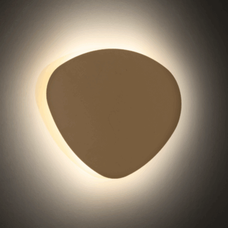 Nowoczesny kinkiet Stone 3 w odcieniu beżu – dekoracyjne oświetlenie