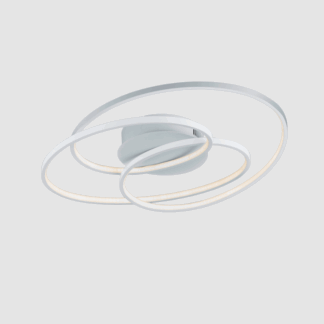 Nowoczesna biała lampa sufitowa Gale LED o mocy 38,5 W