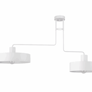 Designerska biała lampa sufitowa Urban 2