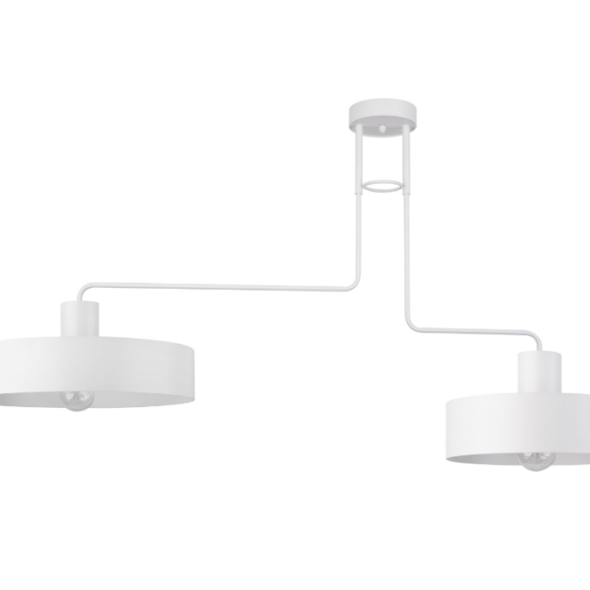 Designerska biała lampa sufitowa Urban 2