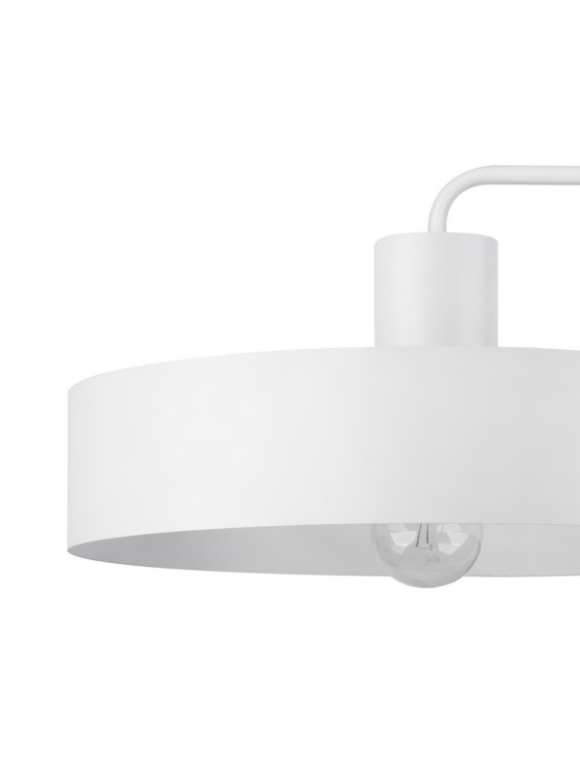 Designerska biała lampa sufitowa Urban 2