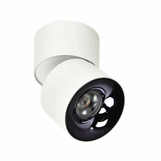 Biały ruchomy reflektorek natynkowy Brema LED CCT