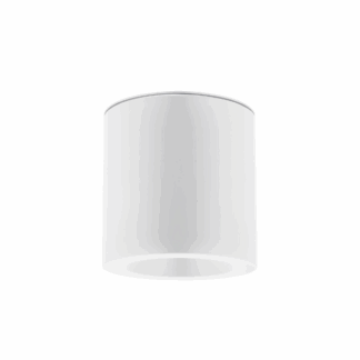 Biały sufitowy spot łazienkowy Ceara o klasie szczelności IP44