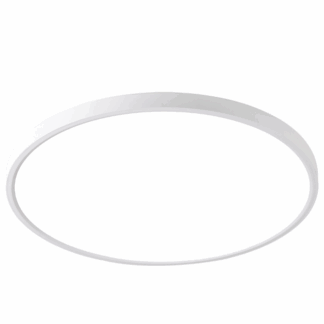 Bardzo płaski biały plafon California 48 LED CCT