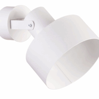 Nowoczesny biały kinkiet Eiffla mini z regulacją ustawienia