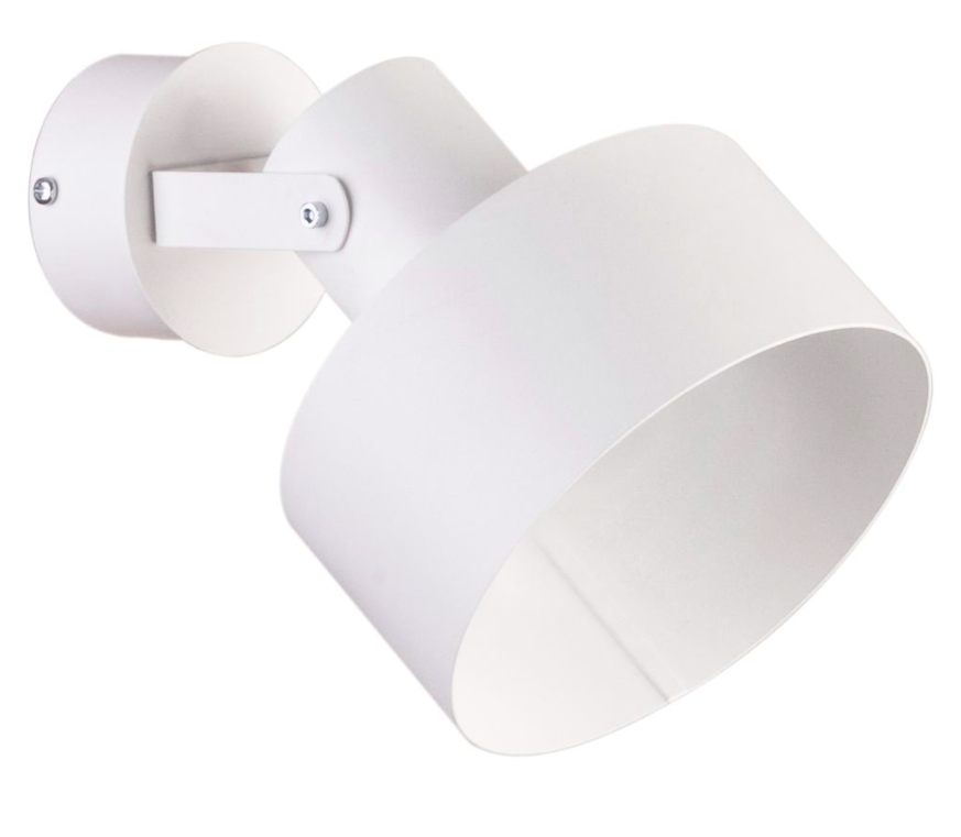 Nowoczesny biały kinkiet Eiffla mini z regulacją ustawienia