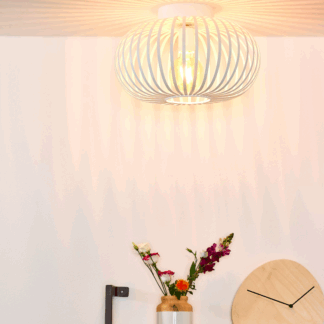 Ozdobny plafon Manuela 40 w kolorze białym do kuchni