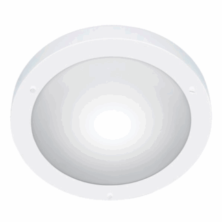 Szklany biały plafon Condus 30 IP44 do łazienki