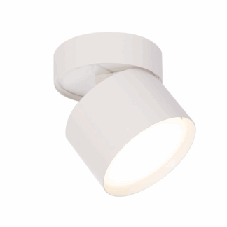 Biały sufitowy reflektor Kendal GX53