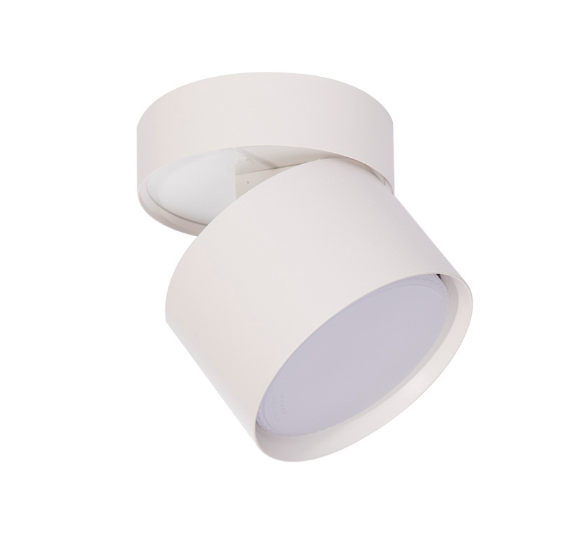 Biały sufitowy reflektor Kendal GX53