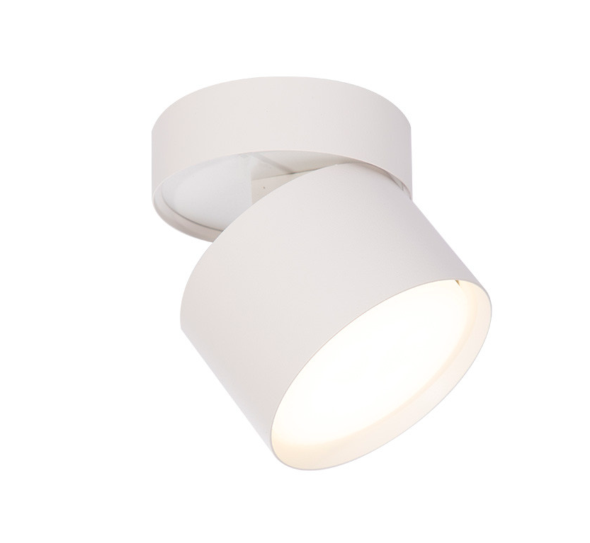 Biały sufitowy reflektor Kendal GX53