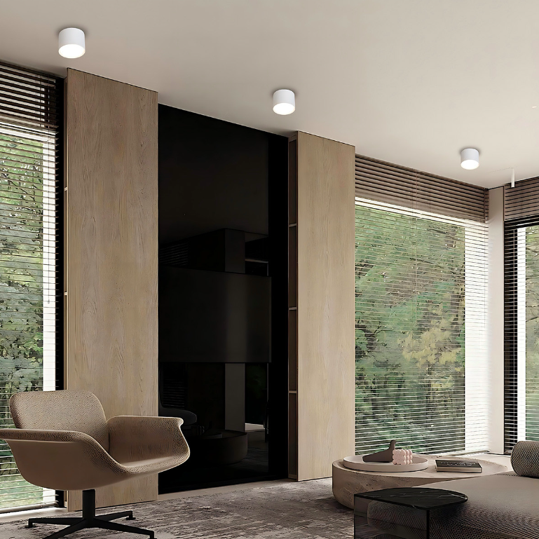 Biały sufitowy spot Kendal GX53