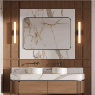 Kinkiet ścienny LED CCT Linea w formie białej szklanej tuby 61 cm – Light Prestige