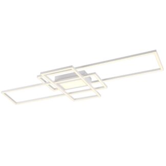 Biały żyrandol LED Irvine z pilotem i możliwością regulacji barwy