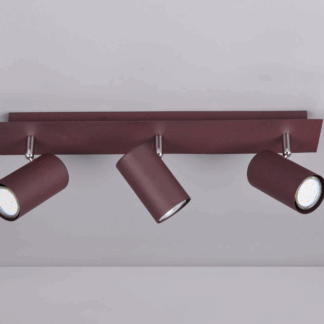 Regulowane brązowe reflektory na listwie Marley 3