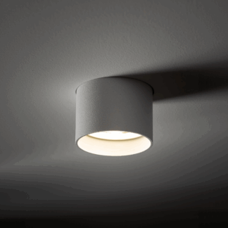 Biała, wpuszczana tuba sufitowa Mono Slide Trimless