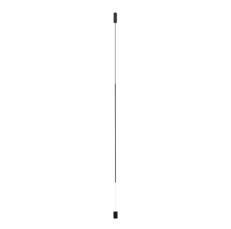 Smukła lampa wisząca Vertic LED z bocznym oświetleniem