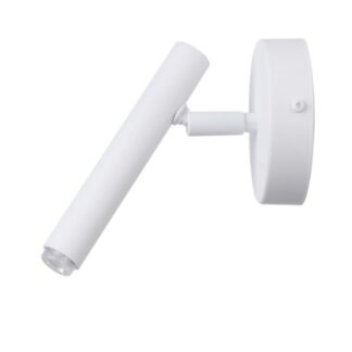 Filora – smukły kinkiet w kształcie tuby z regulowanym kloszem