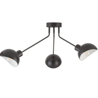 Nowoczesna czarna lampa sufitowa Nyxa 3