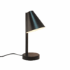 Czarna, ruchoma lampka biurkowa Wilmer z portem USB-C