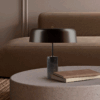 Elegancka lampa stołowa Romina z marmuru do salonu Robin