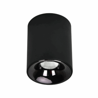 Czarna natynkowa oprawa Tom LED z funkcją CCT