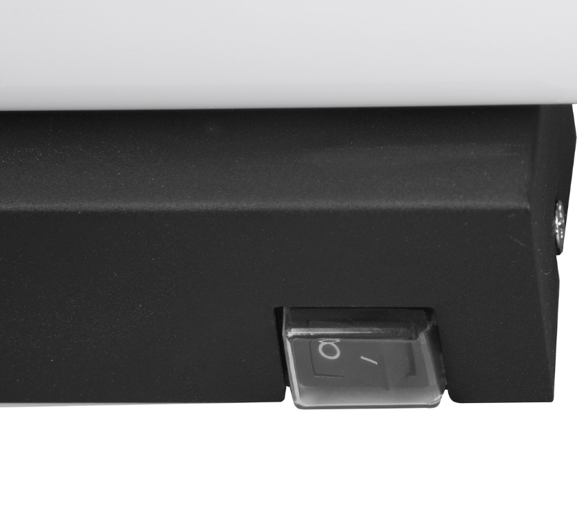 Nowoczesny czarny kinkiet Mattimo 80 LED do lustra łazienkowego z ochroną IP44