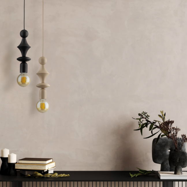 Czarny dekoracyjny wiszący wisiorek Tower TK Lighting