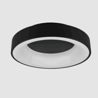 Czarna natynkowa lampa LED Girona 45 o mocy 27W