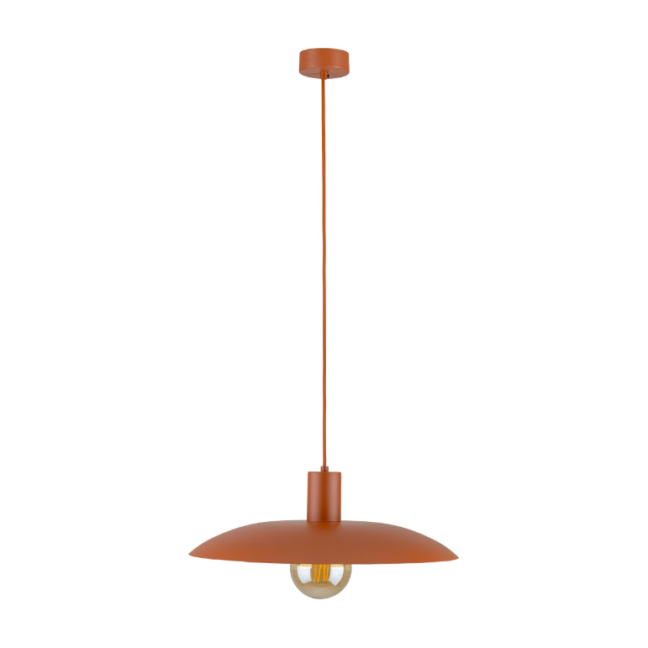 Wisząca lampa Astra 40 w kolorze czerwonej cegły od TK Lighting