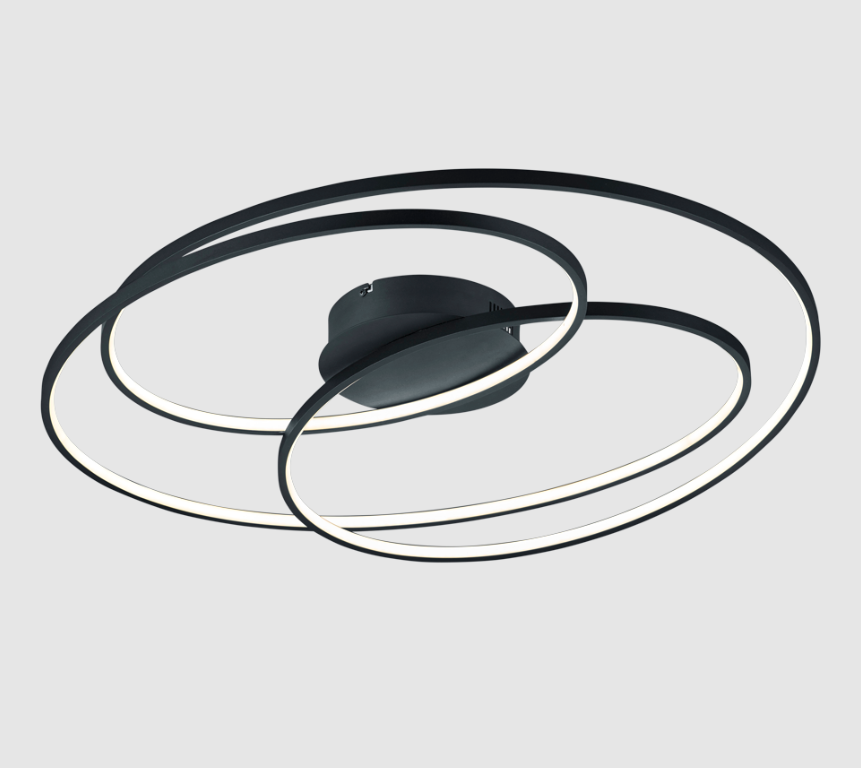 Nowoczesny żyrandol LED Gale 50W z eleganckimi, ledowymi obręczami