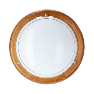 Klasyczny drewniany plafon Pakolina 38 w odcieniu ciemnego dębu