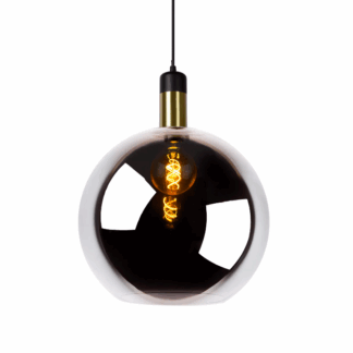 Jako specjalista ds. pozycjonowania z 15-letnim doświadczeniem, wprowadziłbym następujące modyfikacje: "Lampa wisząca szklana Julius 40 dymiona kula, designerskie oświetlenie do jadalni i salonu, industrialna lampa z mosiężnym elementem i żarówką Edison.