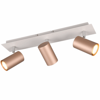 Stylowa lampa sufitowa Marley z trzema punktami świetlnymi