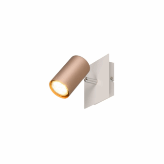 Stylowy kinkiet Marley w brązowym kolorze