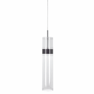 Grafitowa wisząca lampa Ambiente od Light Prestige