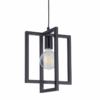 Czarna wisząca lampa industrialna LoftBlock