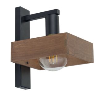 Drewniany kinkiet dekoracyjny LOFT Solvane