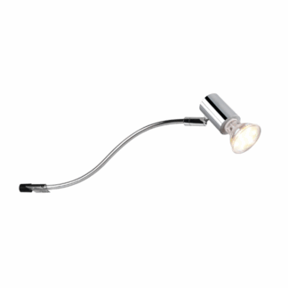 Chromowany kinkiet Giada IP44 do montażu na szafce nad lustrem