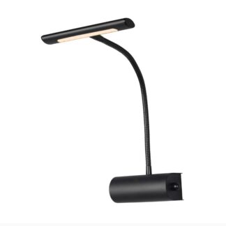 Czarny kinkiet ścienny Curtis do podświetlania obrazów