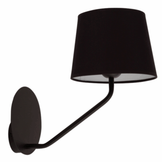 Stylowy kinkiet CrossBee z abażurem idealny do sypialni